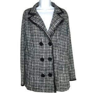 L.A. Kitty Black and White Vinyl Trim Jack…